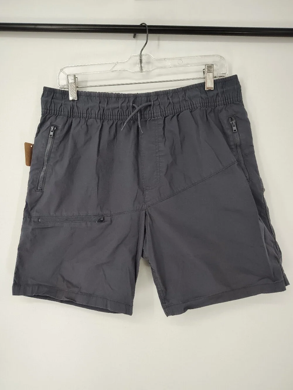 wonder nation Gray Elastic Waist Shorts Boy X Large 14-16 Husky